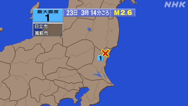 ８．６ＭＨｚ以上の強いＥスポ20時～6時、 山川で、23時45分