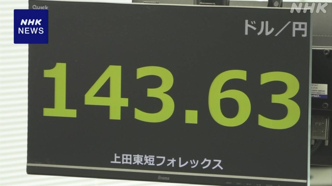 外為ドル円相場、東京外為市場で、ＦＲＢのパウエル議長の９月に利下
