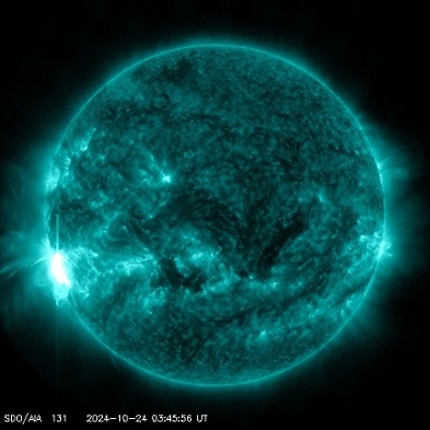 太陽南東３８６９黒点群でＸ３．３大規模フレアが発生、 http:
