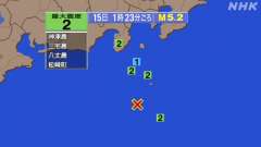 八丈島近海地震、 https://earthquake.tenk
