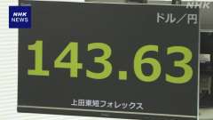 外為ドル円相場、東京外為市場で、ＦＲＢのパウエル議長の９月に利下