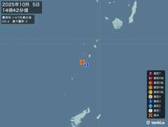 トカラ列島近海群発地震、https://earthquake.t
