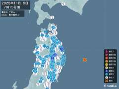 三陸沖群発地震、https://earthquake.tenki
