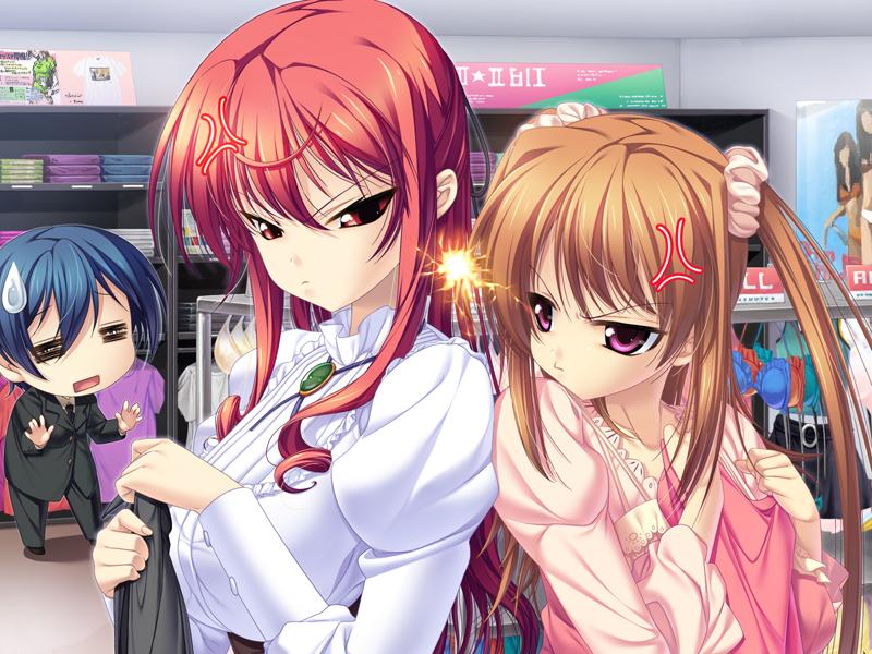 ・・・ふん　まったく・・・・姉妹同士の喧嘩をお店で見るなるんて始
