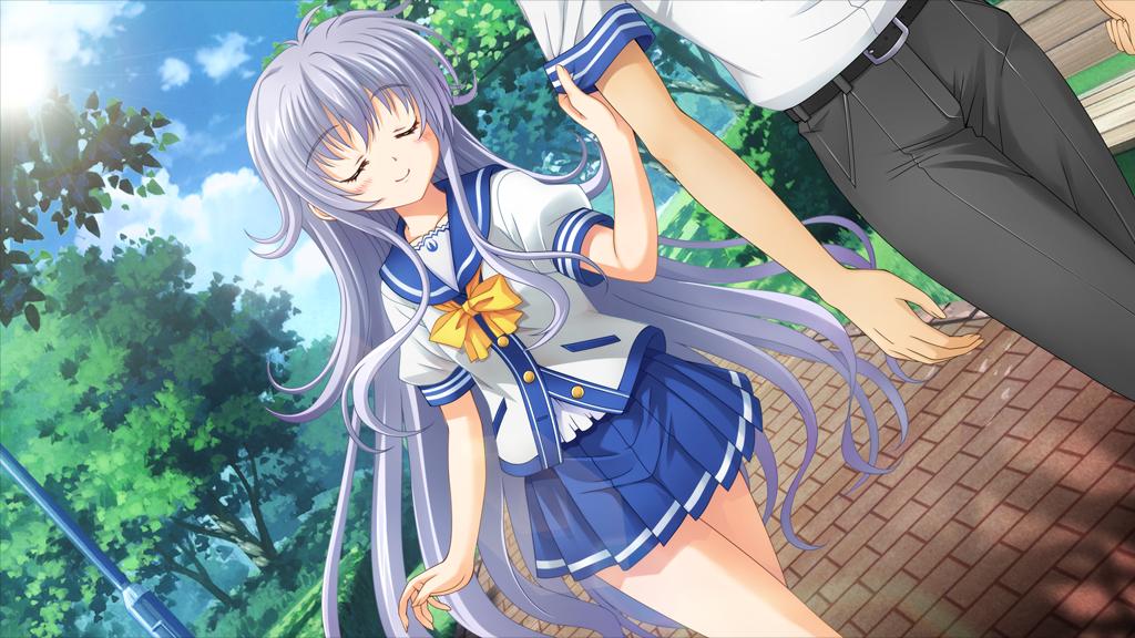 意外と服の端っこを引っ張るのは手を握るよりもキモチ的には好感触で