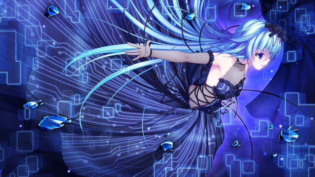 おや、何を創造しているのでしょうか？　全てがが真っ青になっていま