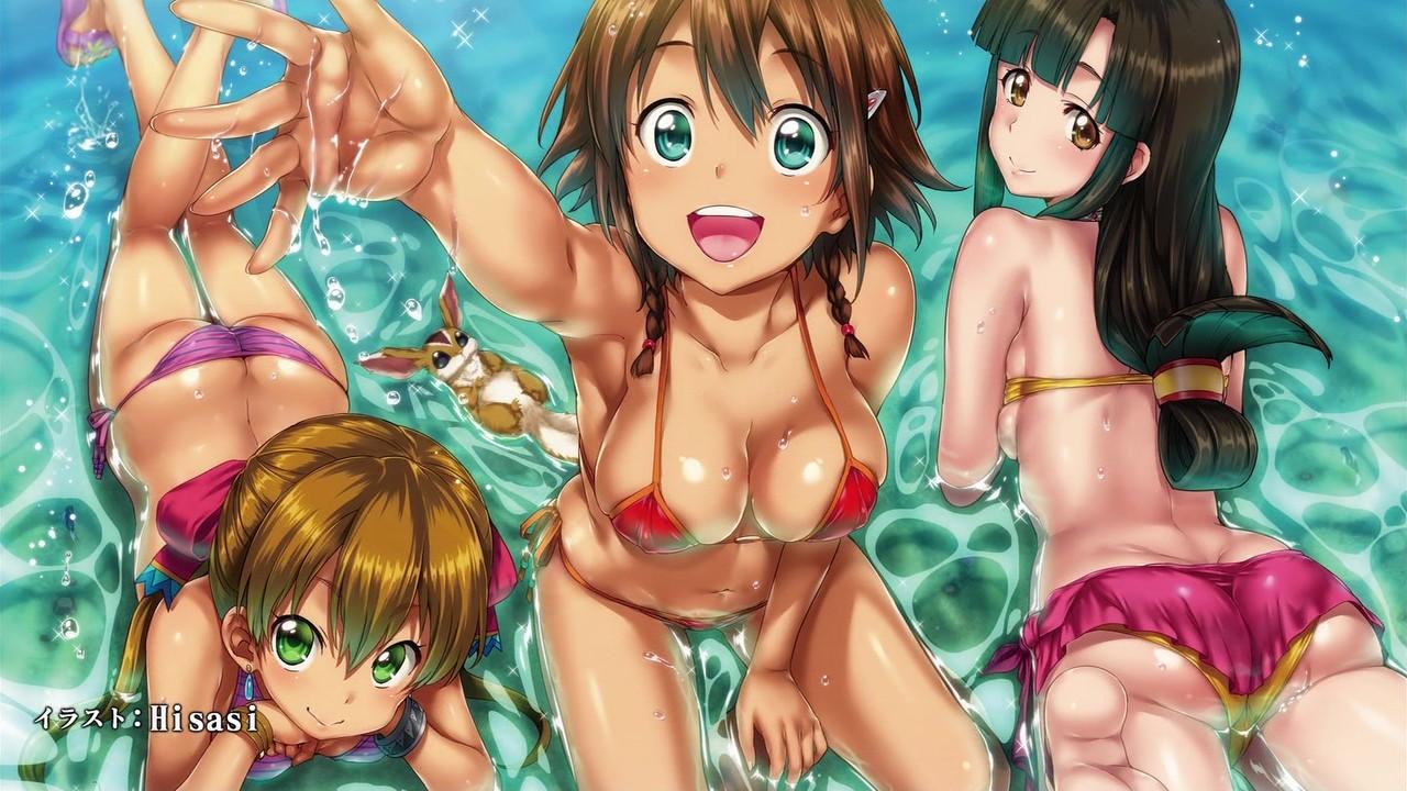 肌の色も様々だが、この場に相応しいモノをつければそれも好し♪　　