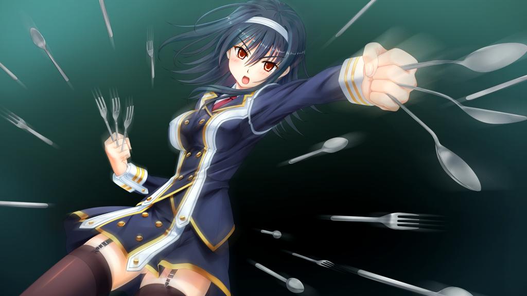 ナァ～イフとホォ～クの組み合わせはフトコロに持っとけ！！（怒）　