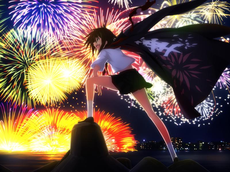 澄み切った夜空の日に咲く華は季節色に関係なく、迷いのない心の芯で