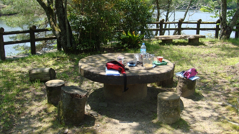 ５月１２日　会社の同僚と三河湖へラーツーに行ってきました。 ビギ