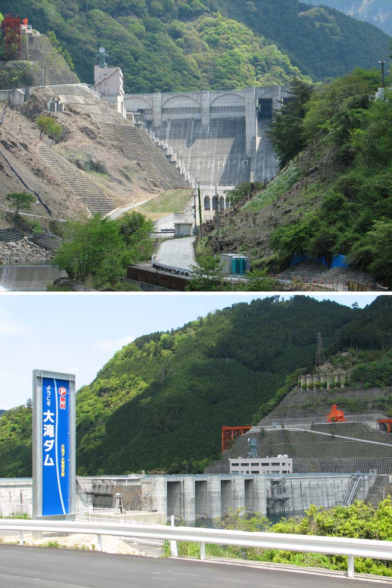 奈良県川上村の大滝ダム