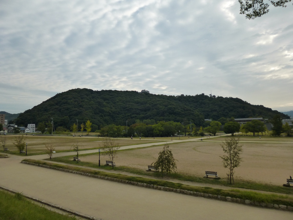 ビジホのすぐ隣が松山城、というロケーション ここは四国で3つ目の