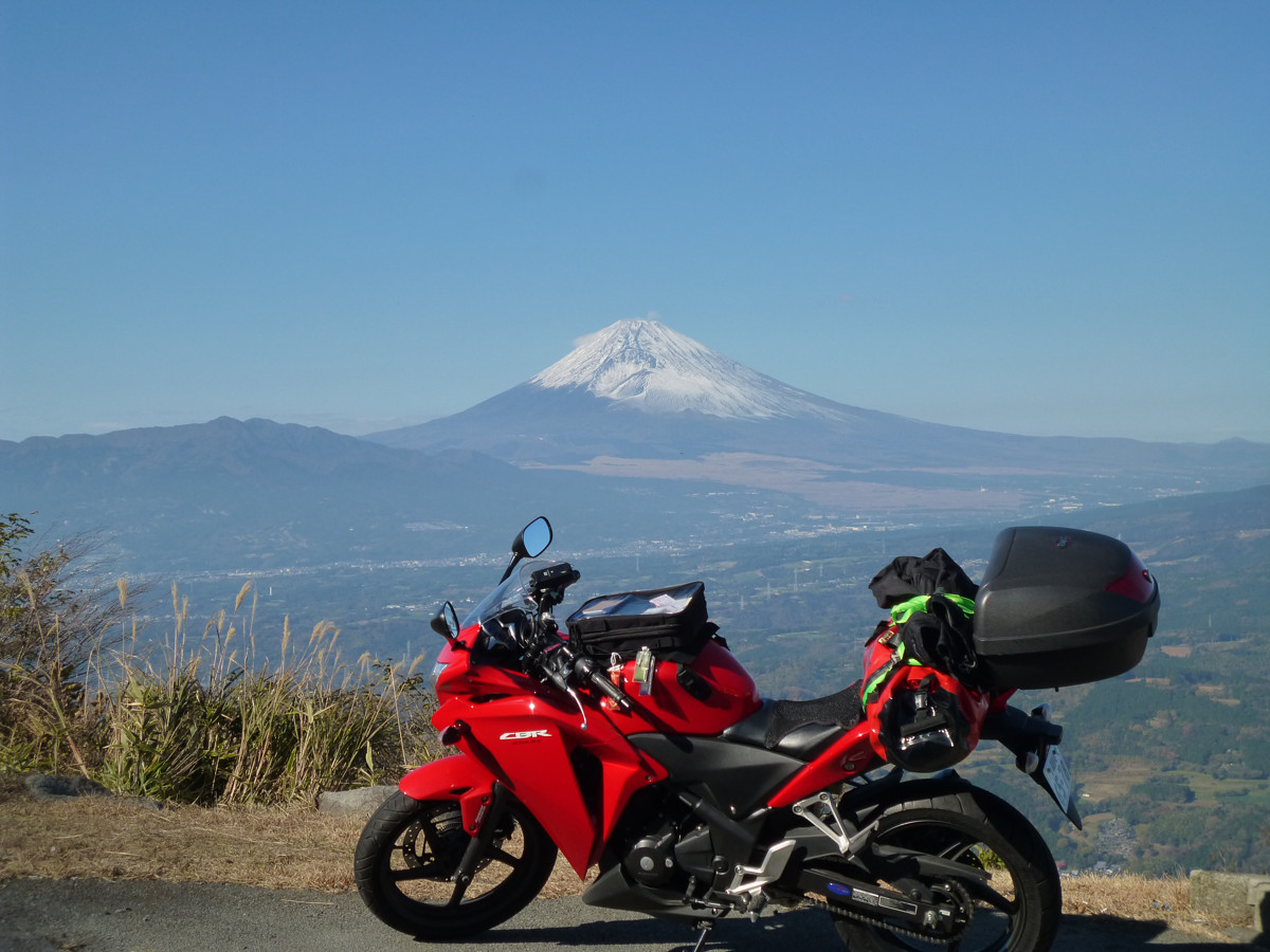一泊二日の伊豆 伊豆スカイラインから綺麗に富士山が見えた