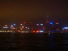 香港の夜景はｷﾚｲ～♪ カメラがいいもんじゃないから、これしか撮