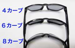 ちなみに、安いサングラスの場合、レンズの曲面が大きいスポーツ用の