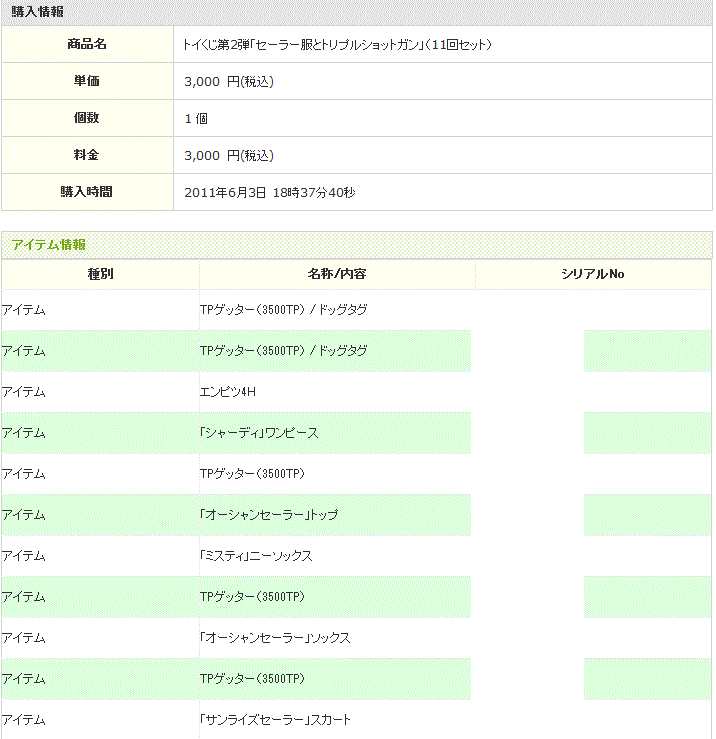 報告です