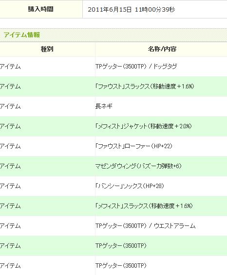 バンシー欲しかったけど、羽でたから許す しかしTPゲッター率たけ