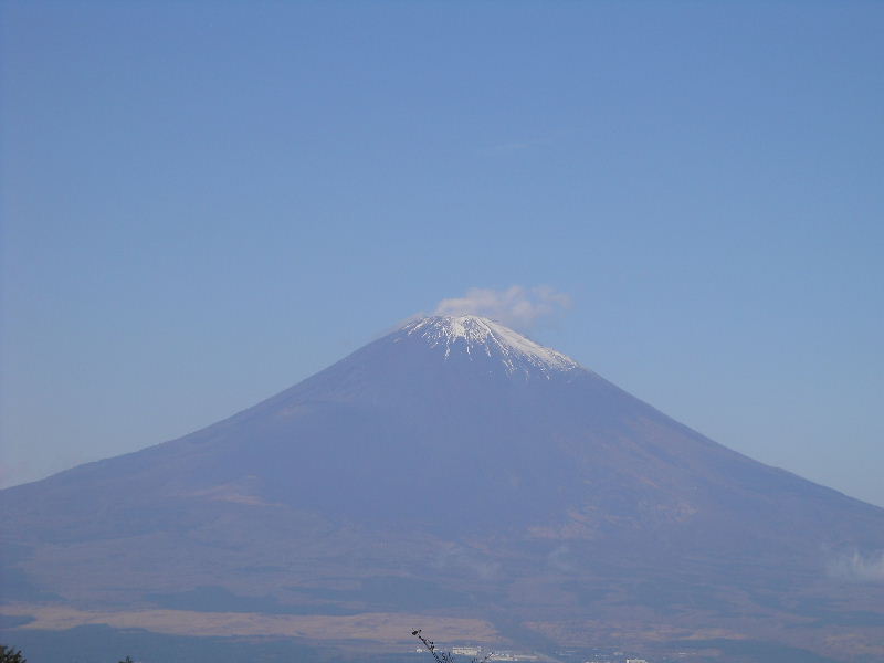 その４ 乙女峠から見た、富士山。