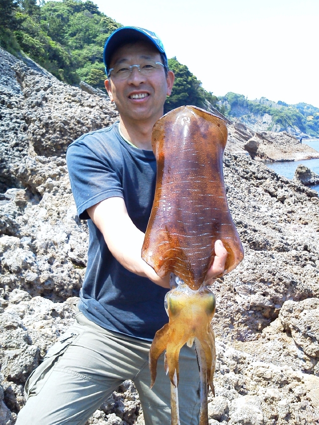 師匠は上のに着いてきた大きいのん、見事にのせました。