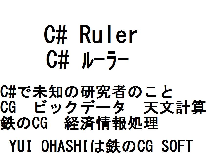 C#　Ruler