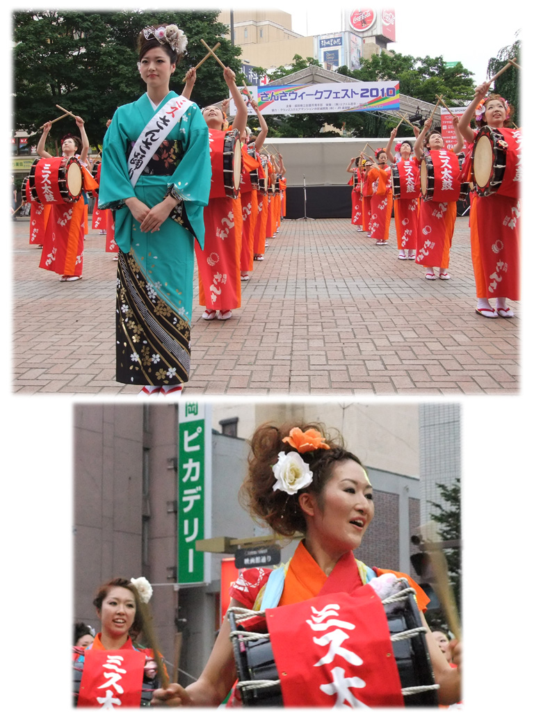 2010北東北夏祭り見物行脚③  ８月２日、朝は晴れていたが、午